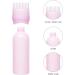 Hair Dye Applicator Bottle Set - 120ML (Pink) | Root Comb, Oiling Brush, Squeeze Bottle for Hair Color with Graduated Brush - 2PCS - Buy Online on GoSupps.com
