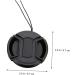Milisten 4 Pcs Camera Lens Cover Lens Cover Replacement Mm Lens Cover SLR Camera Lenses Shots Camera Front Cap Lens Protective Covers Lens Protector Universal Lens Cap Dust Cover Black 6.7X6.7CM - Buy Online on GoSupps.com