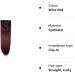 S-noilite Wine Red 23 Clip In Hair Extensions - 8pcs Full Head, Long & Stylish - Buy Online on GoSupps.com