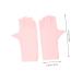 POPETPOP Nail Art Accessory 2 Pairs pink gloves sun gloves nail anti-uv gloves nail art supplies manicure gloves anti UV nail UV gloves UV protection gloves for manicure Nylon nail lamp 21x12x0.1cm As Shown1 - Buy Online on GoSupps.com