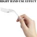 Parkinson's Utensils Set - Adaptive Stainless Steel Spoon & Fork for Disabled Elderly - Easy Grip Self-Feeding Utensils (Right Handed) - Buy Online on GoSupps.com
