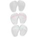 FRCOLOR Gel Slipper Pads for Athletes | 9 Pairs Metatarsal Foot Toe Cushion for High Heels & Comfort | Clear Forefoot Insoles - Buy Online on GoSupps.com