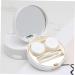 Buy Homsfou 2 STK Marble Contact Lens Container - Portable Travel Case & Solution Holder for Eye Care | International Shipping Available - Buy Online on GoSupps.com