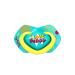 Canpol Babies Silicone Pacifiers - 2 Pack (6-18 Months) | Neon Love Boy - Safe & Soft Baby Soothers - Buy Online on GoSupps.com