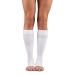 Dr. Comfort Comfort Shape-To-Fit 20-30mmHg Unisex Open-Toe Socks-Black X-Large White
