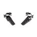 Fenix Cycles Foldable Fork Step Pegs Chrome Black