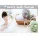 6PC Bathing Sponge Set | Massage & Luffa Balls | Mesh Brush & Shower Sponges | Transparent Hooks Included | Exfoliate & Soothe Skin for Men & Women - International Shipping Available - Buy Online on GoSupps.com