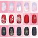 KADS Christmas Stamp Plate Image Template Nail Art Stencil - Christmas Tree Snowflake Design (CH018) - Buy Online on GoSupps.com