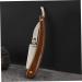 Vintorky Mustache Razor for Men - Travel-Friendly Manual Hair Trimmer with Earth Color Wood Handle & Stainless Steel Blades - Buy Online on GoSupps.com