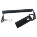 Paracord Tactical Lanyard Spiral keychain safety rope Key band Camping Anti-Blenzt-Lanyard Elastic Paracord RSG holder with carabiners for fishing hiking hiking mountaineering