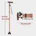 Folding Elderly Cane Crutches for Adults Non-Slip/Shock Absorption Forearm Crutches Mobility Aid for Elderly Seniors & Handicap 5 Stops Height Adjustable It's so Kind of You Prosperous Gold - Buy Online on GoSupps.com
