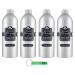 Tesori d'Oriente Bagno Crema Muschio Bianco Lot de 4 bains moussants au musc blanc nettoient la peau et nourrissent et hydratent 500 ml + porte-cl s Beni Culinari