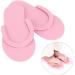 Hotel Disposable Slippers 12 Pairs - Pink Spa Home Breathable Flip-Flops for Travel - 34 * 13 * 8cm - Buy Online on GoSupps.com
