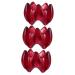 Minkissy Gua-Sha massager 3 pieces cockroaches massage muscle cockroach deep fabric lifting facial full body scraper Chinese synthetic resin Pentagon-Schaber red