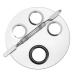 1 Set Palette Make-up Color Mixing Plate Manicure Art Kit Manicure Color Mixing Tray Manicure Color Mixing Plate Manicure Art Tool Nail Color Mixing Tray