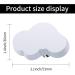 Iniuniu 6 PCs Cloud Shape Drawer Buttons - Soft Adhesive Furniture Handles for Kids' Room Cabinets & Toy Organizers (White) - Buy Online on GoSupps.com