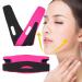 Vctitil Women Pink Slimming Face Bandage - V-Shaped Lifting Wrinkle Removal & Double Chin Reduction Beauty Tool - Buy Online on GoSupps.com