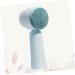 Beavorty Facial Brush Handheld Brush Silicone Bristles Soft Brush Clean Blue 5.5X12.5cm - Buy Online on GoSupps.com
