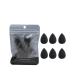 Mini makeup blending sponge black 6 pieces Latex Free.