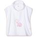 Playshoes Unisex Children's Terry Cloth Poncho Bathrobe Towel S (up to approx. 4 years) white/pink elephant