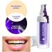 SNOORX Toothpaste Color Correcting Teeth Whitening - Purple Achieve UK Dental Teeth Shade A1 Approved SNOORX Money Back Guarantee Travel Size Stain Removal Toothpaste - Buy Online on GoSupps.com
