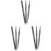 Didiseaon 3pcs 2 1 Eyebrow Pencil Brush Scissor Bumper Eyebrow Pencils To Rotate Five Colors Makeup Tools - Buy Online on GoSupps.com