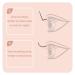 ANNAFRIS L Curl Individual Eyelash Extensions | Natural Synthetic Mink | Matte Black False Lashes | Faux Cils Maquillage | 0.10 8-15mm Mix - Buy Online on GoSupps.com