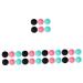 FRCOLOR 30 Pcs scrub pad makeup brush scrubber silicone makeup applicator cosmetic brush cleaner brush washing mat make up Makeup Tool Cleaner cleansing scrub cup