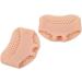 Metatarsal Foot Pads - 6 Pairs Soft Silicone Honeycomb Cushions | Breathable Ball of Foot Cushion Sleeves for Women - Beige Skin Color - Buy Online on GoSupps.com