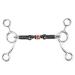 Black Horse Snaffle Stainless Low Leverage Steel Copper Roller Loose Mouth Snaffle Bit Copper Winding Stiff-Bit Copper Wire Wrapped Mouth