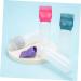 iplusmile Lot de 6 Flacons Applicateurs Peigne 100 Ml Plastique Vert Fonc et Violet Fonc pour Coloration et Huile Capillaire Usage Professionnel et Particulier pour Teinture - Buy Online on GoSupps.com