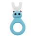 Panda U-Shaped Toothbrush Made of Silicone U-Shaped Children's Toothbrush 360 Thorough Cleaning Suitable for Children Aged 2-12 Years Little Surprise Blue Small (2 6 Years)