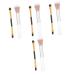 NOLITOY 8 Pcs Makeup Brush Eye Shadow Brush Glasses Retainer Circles Eye Tool Brush Eye Brush Plastic
