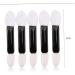 50pcs Disposable Ended Sponge Eye Shadow Applicators Dual Sided Eyeshadow Brush Sponge Tipped Oval Makeup Applicator Black - Buy Online on GoSupps.com