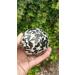 Natural Crystal Rough Home Decoration 50mm Natural Quartz Crystal Black Tourmaline and Quartz Ball Ground Crystal Reiki Stones - Buy Online on GoSupps.com