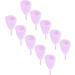 Buy Silicone Menstrual Cup for Women - Reusable Hygiene Cup 10 Pack - Pink | Eco-Friendly Personal Care - Buy Online on GoSupps.com