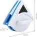 Triangle Shape Glass Wiper Double-Side Magnetic Window Cleaner Cleaning Brush for Home - Buy Online on GoSupps.com