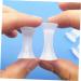 2 Pair Healvian Silicone Toe Separators & Straighteners - Toe Spreaders for Bunion Relief, Gel Cushioned Toe Adjusters - White, 3x2 8cm - Buy Online on GoSupps.com