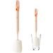 Bottle Sponge Brush - Water Bottle Cup Sponge with Extended Handle - Multi-Function Bottle Cleaner Sponge Brushes for Cleaning Baby Bottle Mugs Kitchen Glasses Pink - Buy Online on GoSupps.com
