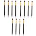 FOYTOKI 12 Pcs Eye Make-up Brush Kit Creme Eyeshadows Eyeliner Makeup Pencil Glitter Eyeshadow Black - Buy Online on GoSupps.com
