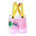 Alipis Trousers for Age Themed Kids Party Lovely Portable Style Candy Bag Suspender on Cartoon Storage 18X15X7CM Pink