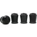 fiXte Heavy Duty 19mm Black Rubber End Ferrule for Walking Stick Cane Crutch Hiking Pole (Pack of 4) - Buy Online on GoSupps.com