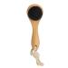 Manual Facial Cleansing Brush Exfoliating Ultra Soft Wooden Long Handle Face Scrubber Massage Brush with Lanyard