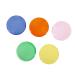 Mipcase 10 Pcs Grafting Eyelash Spacer Eyelash Extension Glue Tray Makeup Pallete Fake Eyelashes Round Tray Lash Tray Eyelash Glue Holder Tool Tray Miss Make up Extend Glass
