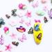 10 Sheets Butterfly Nail Foil Transfers Stickers Flowers Butterfly Starry Sky Nail Art DIY Decals for Women Girls Decoration Manicure Design - Buy Online on GoSupps.com