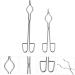 Exceart 2-Pack Beaker Clamp & Ticker Tongs - Stainless Steel Laboratory Brackets for Chemical Deliveries & Cremation - Buy Online on GoSupps.com