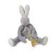 Bunnies By The Bay Bloom Bunny Silly Buddy  Bunny Rabbit Stuffed Animal   Grey   10 Inch (Pack of 1)