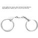 Horse Snaffle ainless EEL Bit Snaffle with Curved Link Copper Corkscrew Mouth for Racing Horse(L) - Buy Online on GoSupps.com