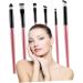 Housoutil 6pc Set Eyeliner Eyebrow Brush Eye Powder Brush Long Handle Eyeshadow Makeup Brush Cosmetics Brush Major Eye Shadow Brush - Buy Online on GoSupps.com