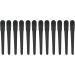 WANBY Hair Clips 12 Pieces Black Durable Large Biting Alligator Clip Set Professional Plastic Hair Clips for Easy Styling and Cutting (Black) - Buy Online on GoSupps.com